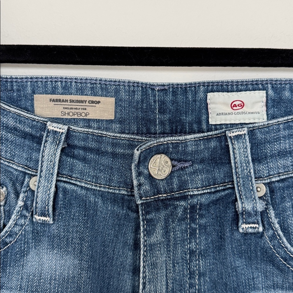 AG Adriano Goldschmied Women's Farah Skinny Crop Jeans - Size 28 - Picture 3 of 6